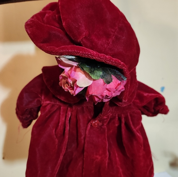 Vintage doll coat and hat - Picture 2 of 4